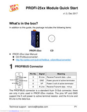 ICP DAS USA PROFIBUS PROFI-2541(SC) Quick Start