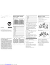 HP ProLiant SL335s G7 Installation Sheet