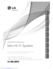 LG CM4320 Owner's Manual