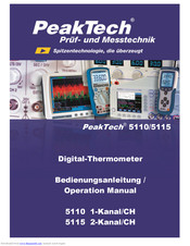 PeakTech 5110 Operation Manuals