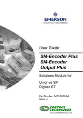 Control Techniques SM-Encoder Output Plus User Manual