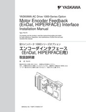 YASKAWA PG-F3 Installation Manual