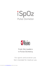 Masimo iSpO2 Quick Reference Manual