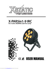 Xstatic Pro Lightning X-PAR5In1-9 IRC User Manual