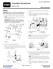 Toro PowerMax 38614 Setup Instructions