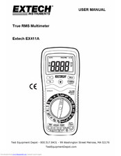 Extech Instruments EX411A User Manual
