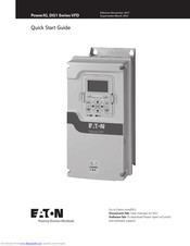 Eaton PowerXL DG1 Series VFD Quick Start Manual