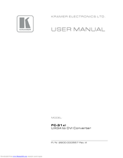 Kramer FC-31xl User Manual