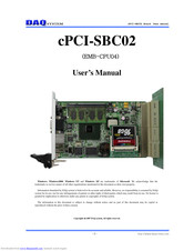 DAQ system EMB-CPU04 User Manual