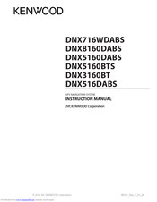 Kenwood DNX5150BTS Instruction Manual