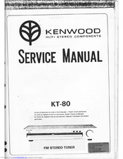 Kenwood KT-80 Service Manual