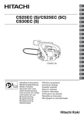 Hitachi Koki CS25EC Handling Instructions Manual