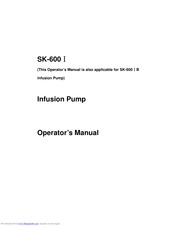 SK Medical SK-600i Operator's Manual