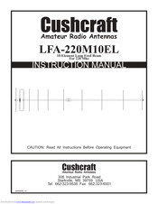 CUSHCRAFT LFA-220M10EL Instruction Manual