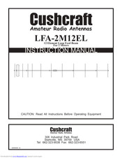 CUSHCRAFT LFA-2M12EL Instruction Manual