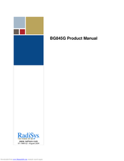 RadiSys BG845G Product Manual
