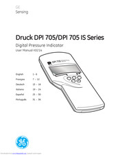 GE Druck DPI 705 User Manual
