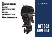 TOHATSU BFW 60A Owner's Manual