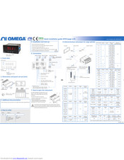Omega DP20 Quick Installation Manual