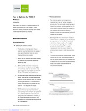 Phonak TX-300V Optimization Manual