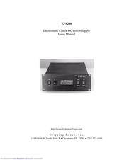 GRIPPING POWER EPS200 User Manual