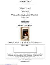 Paragon 2000 Plus Turbo Manual Owner's Manual