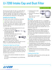 LI-COR li-7200 Installation Manual