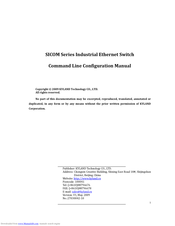 KYLAND Technology SICOM Series Configuration Manual