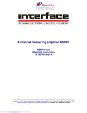 Dane Technologies BSC4D Operating Instructions Manual