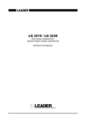 Leader LG 3219 Instruction Manual