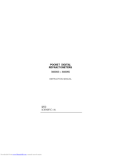 SPER 300051 Instruction Manual