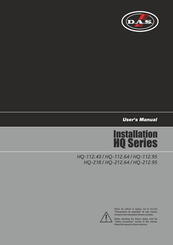 DAS HQ-218 User Manual