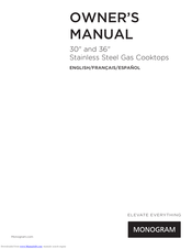 Monogram ZGU30RSLSS Owner's Manual