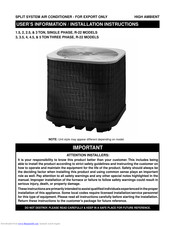 Nordyne S5BMX-042G Installation Instructions Manual