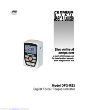 Omega DFG-RS3 User Manual