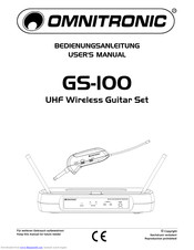Omnitronic GS-100 User Manual