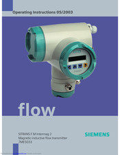 Siemens SITRANS F M Intermag 2 Operating Instructions Manual