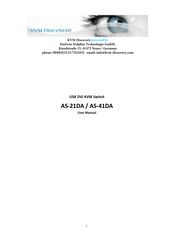 KVM Discovery AS-21DA User Manual
