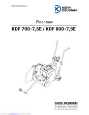 KERN DEUDIAM KDF 700-7,5E Operating Manual