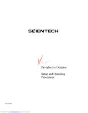 Scientech Vector PHF 25 Setup And Operating Procedures