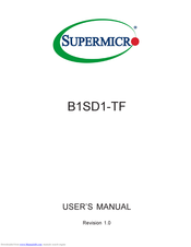 Supermicro B1SD1-TF User Manual