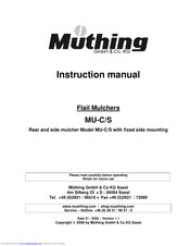 Müthing MU-C/S Instruction Manual