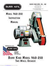 BURR KING 960-250 Instruction Manual