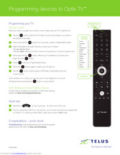 Optik TV Slimline II Remote Control 