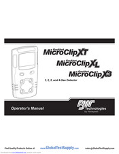 BW Technologies microclip x3 Operator's Manual