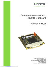 Lippert 902-0008-10 Technical Manual