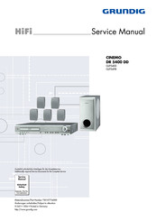 Grundig Cinemo DR 5400 DD Service Manual