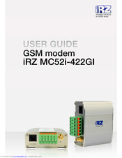 iRZ MC52i-422GI User Manual