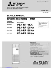Mitsubishi Electric PSA Series Service Manual