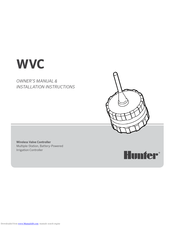 Hunter WVC-400 Owner's Manual & Installation Instructions